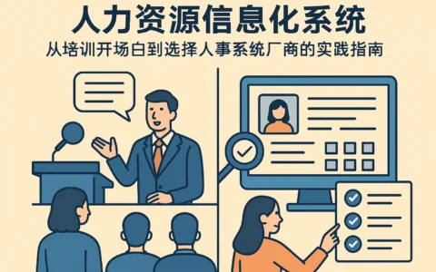 人力资源信息化系统：从培训开场白到选择人事系统厂商的实践指南