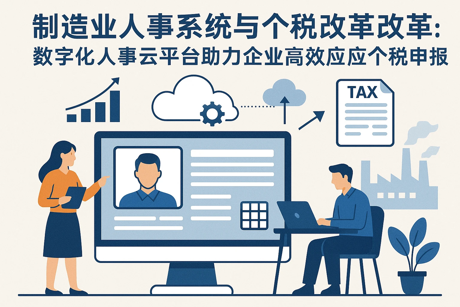 制造业人事系统与个税改革：数字化人事云平台助力企业高效应对个税申报