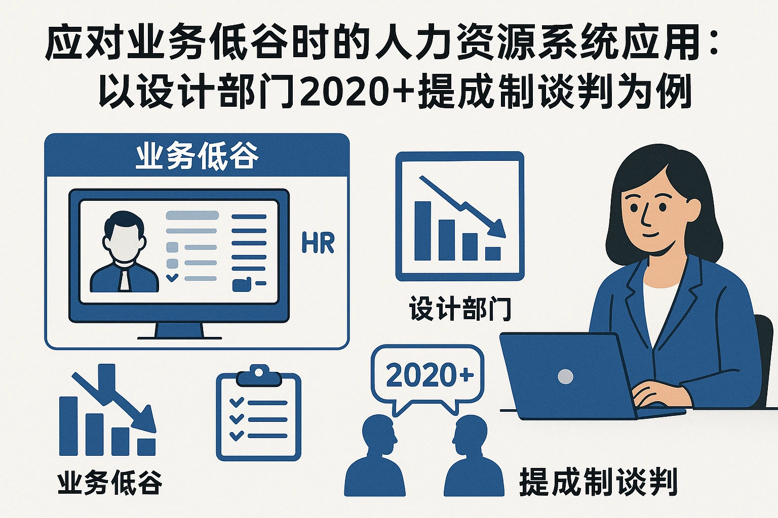 应对业务低谷时的人力资源系统应用：以设计部门2020+提成制谈判为例