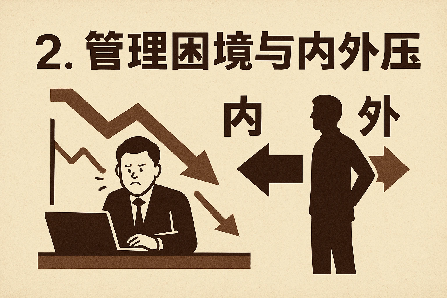 2. 管理困境与内外压力
