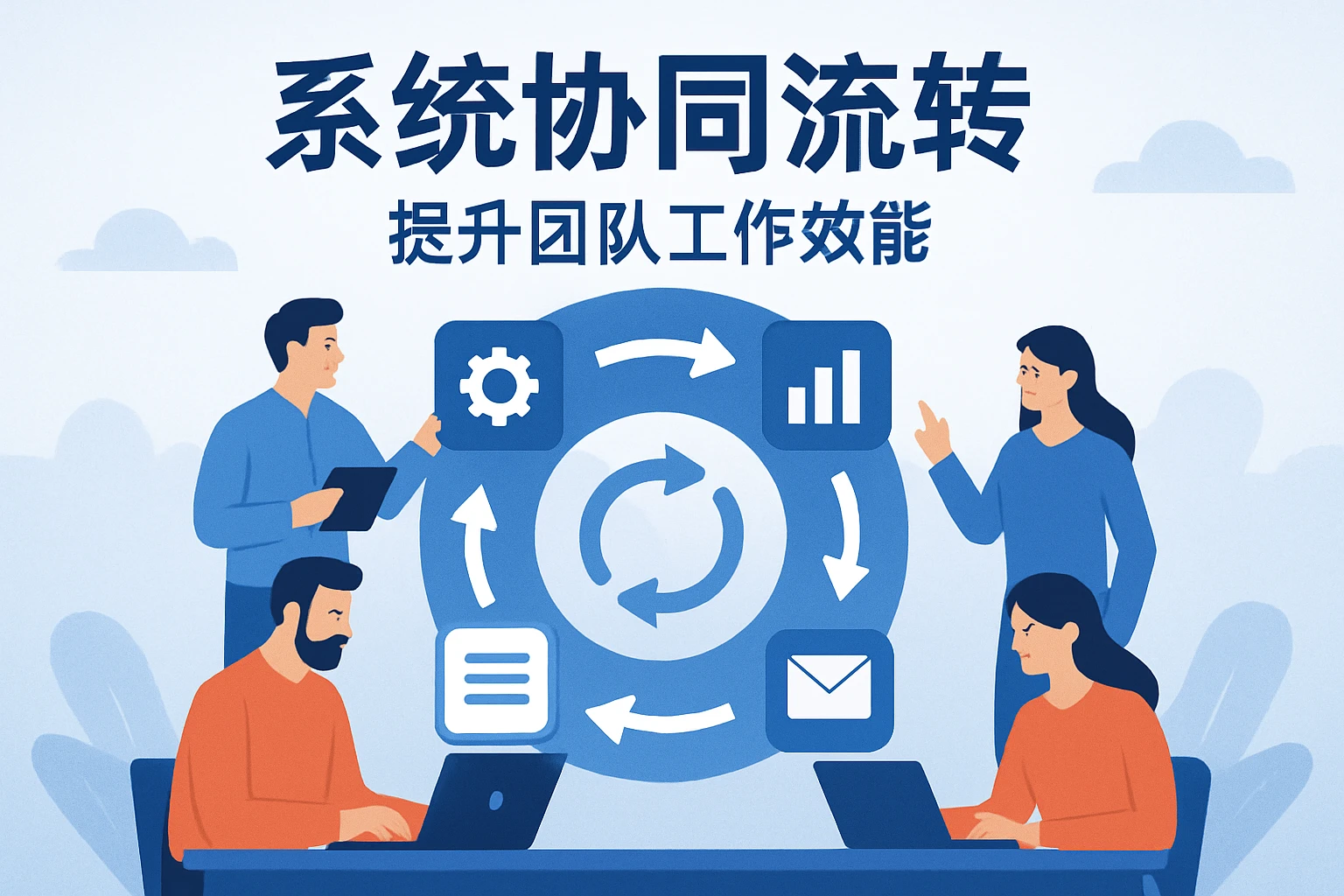 系统协同流转，提升团队工作效能