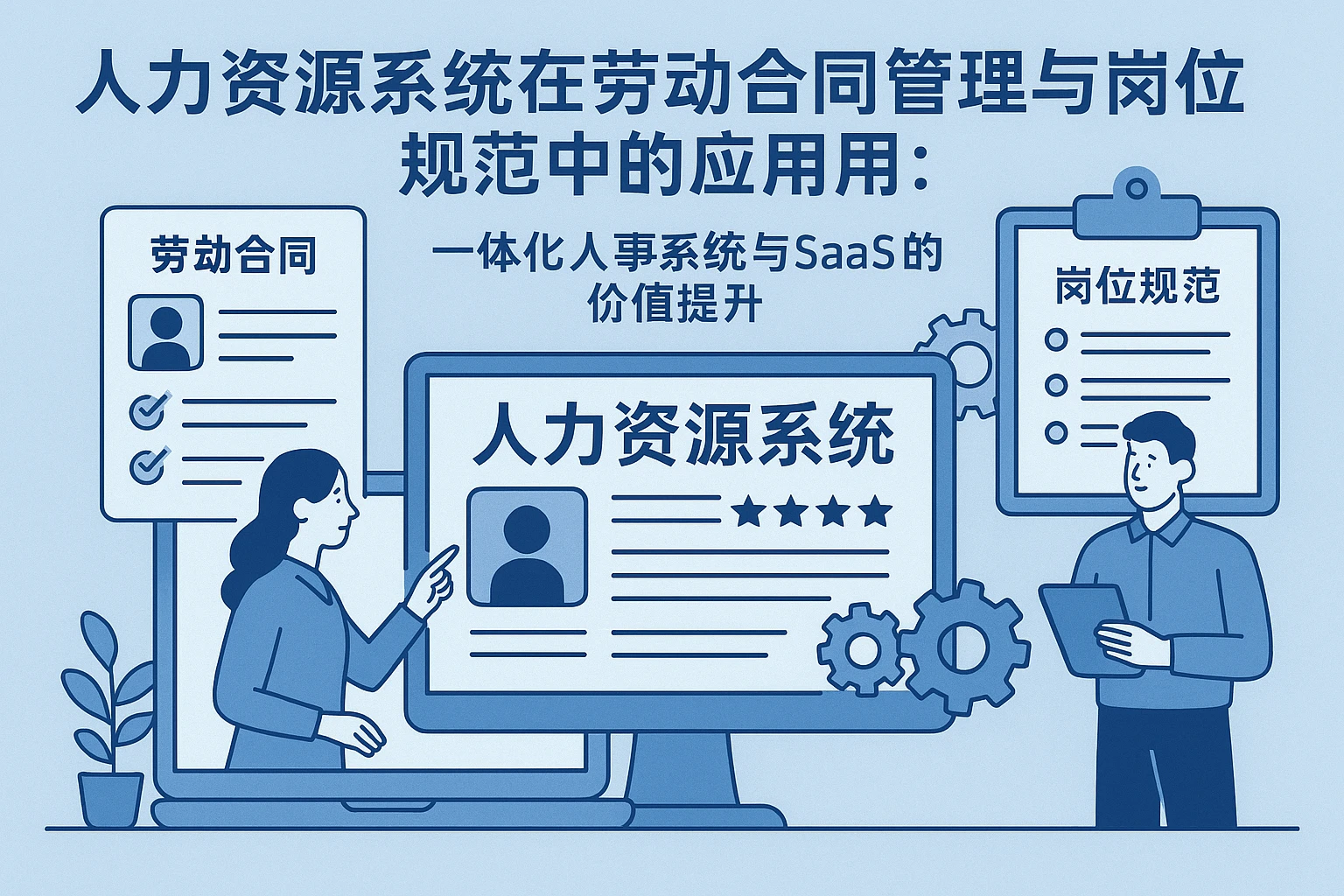 人力资源系统在劳动合同管理与岗位规范中的应用:一体化人事系统与SaaS的价值提升