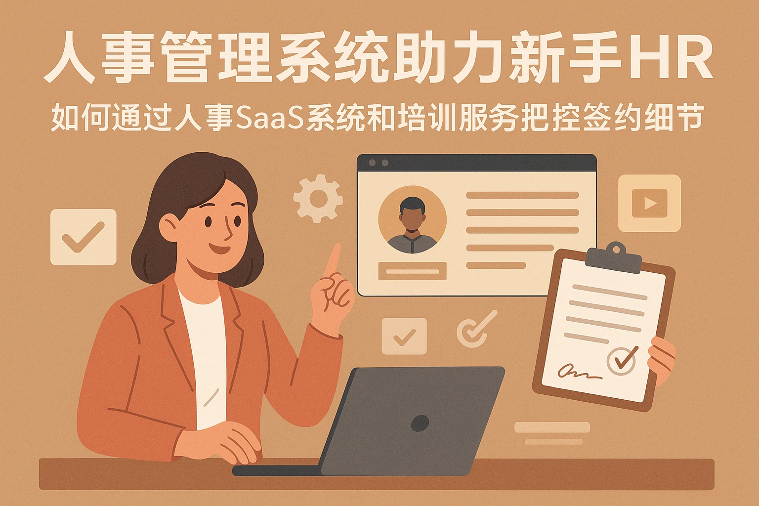 人事管理系统助力新手HR—如何通过人事SaaS系统和培训服务把控签约细节