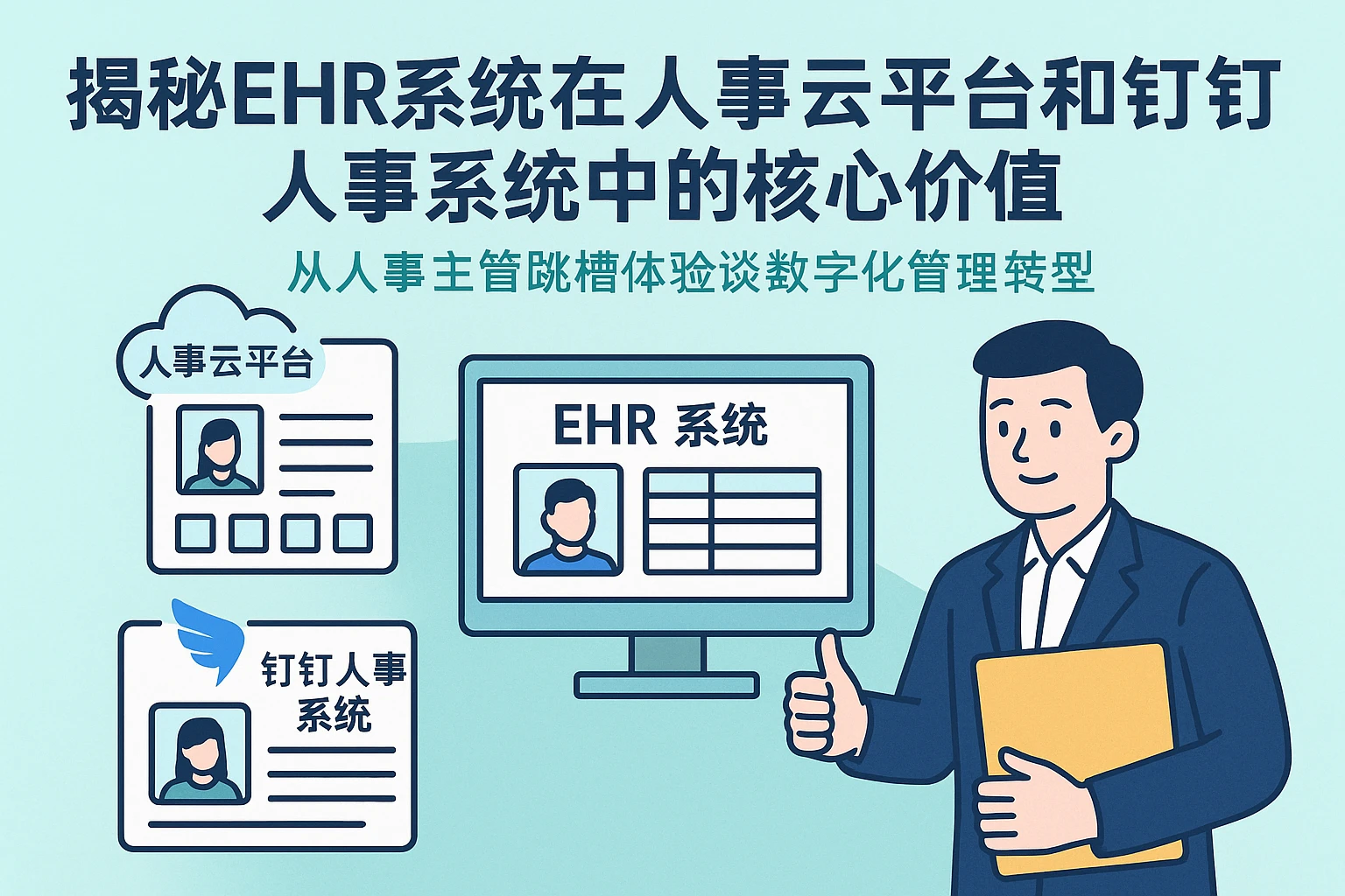 揭秘EHR系统在人事云平台和钉钉人事系统中的核心价值——从人事主管跳槽体验谈数字化管理转型