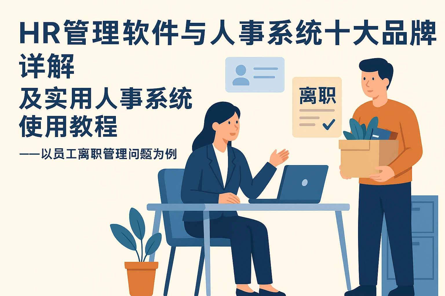 HR管理软件与人事系统十大品牌详解及实用人事系统使用教程——以员工离职管理问题为例