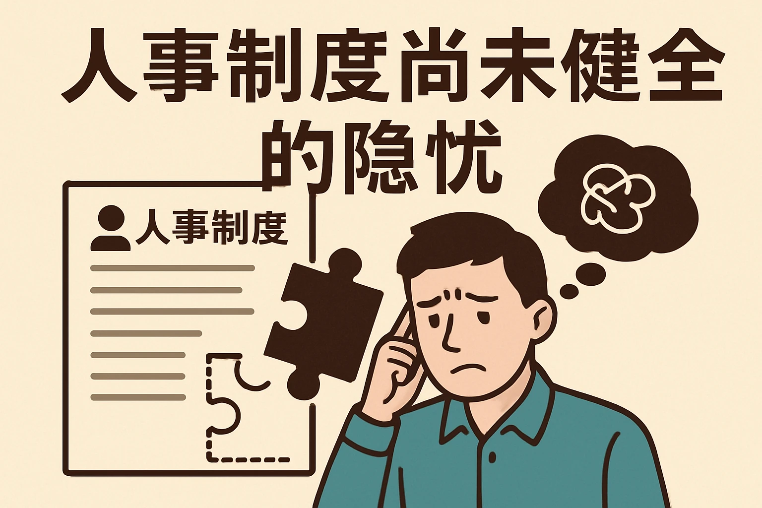 人事制度尚未健全的隐忧
