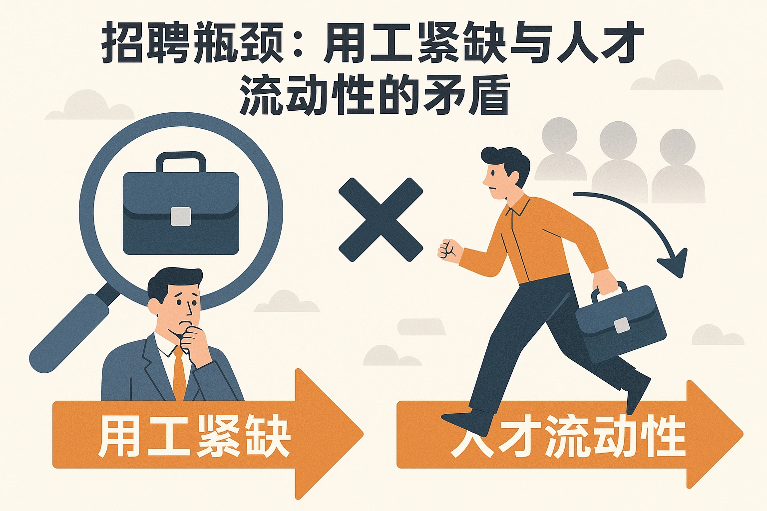 招聘瓶颈：用工紧缺与人才流动性的矛盾