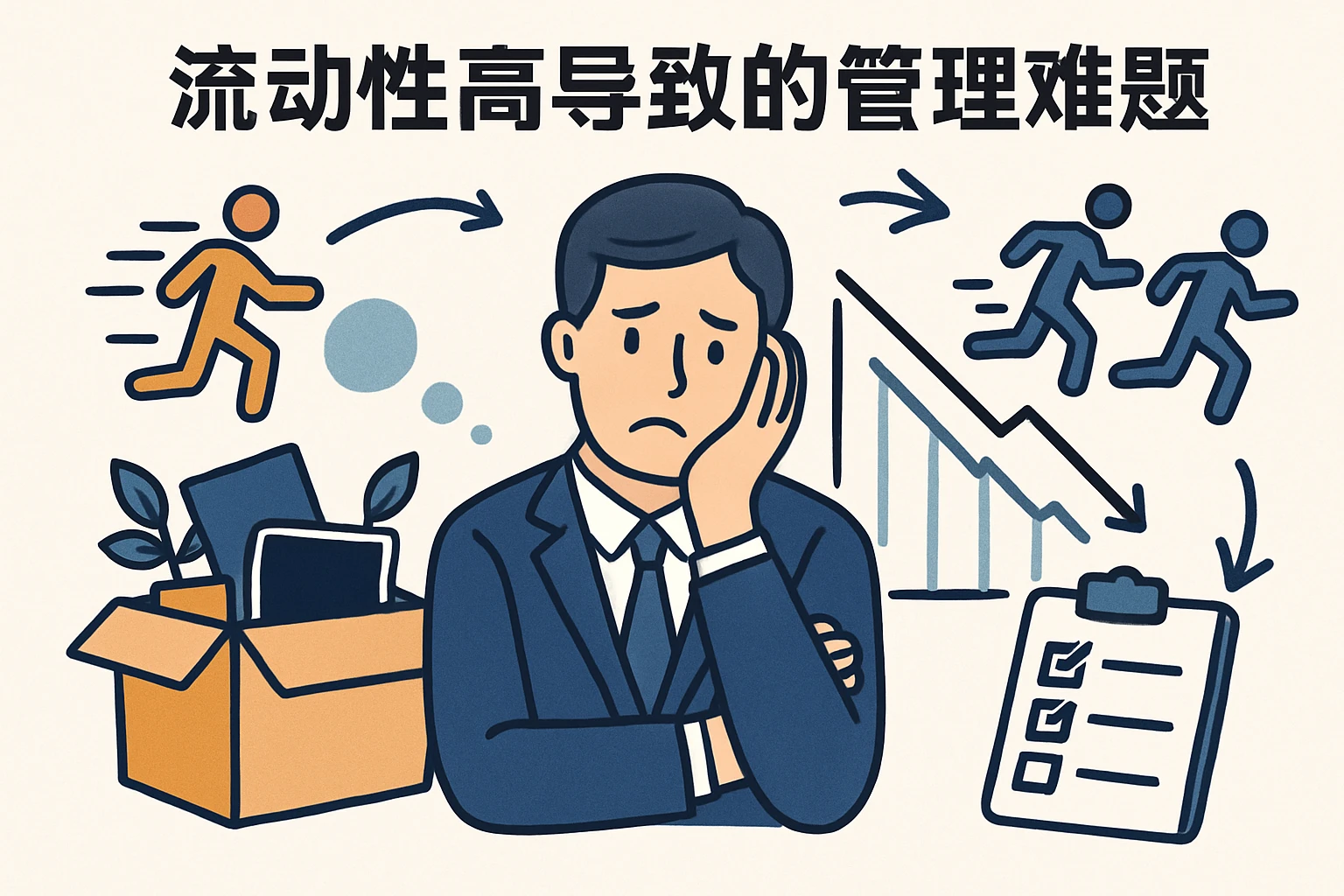 流动性高导致的管理难题