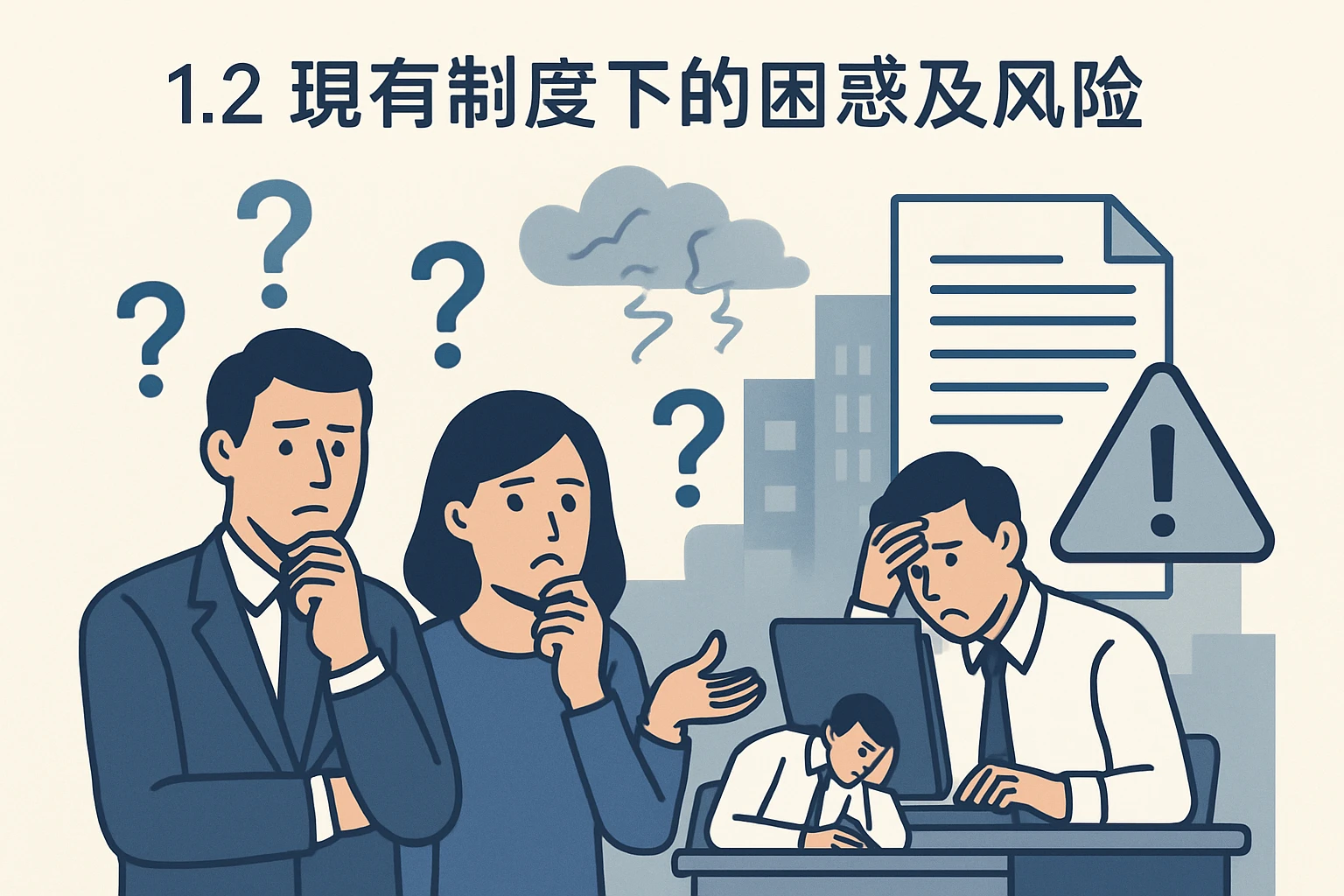 1.2 现有制度下的困惑及风险