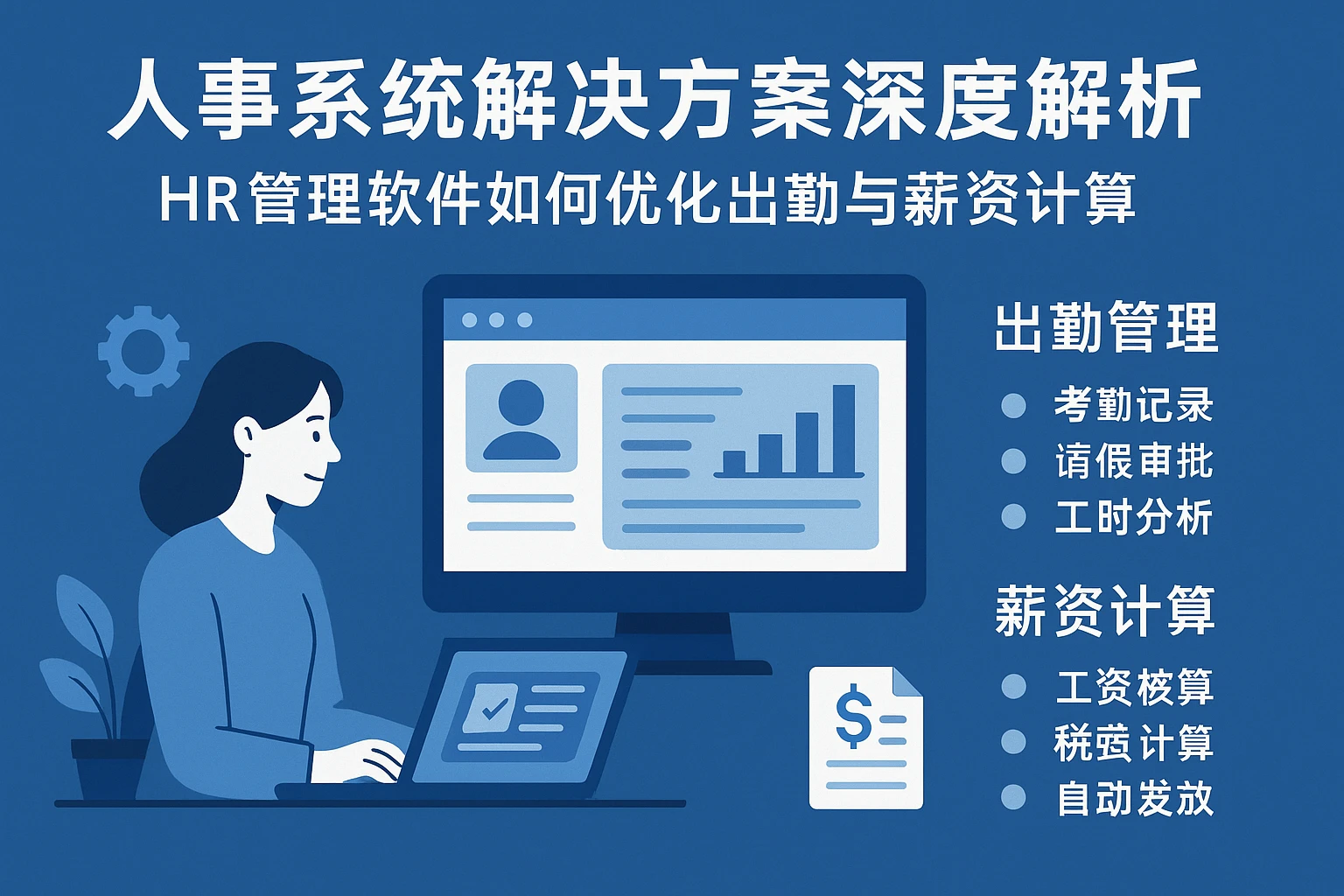 人事系统解决方案深度解析：HR管理软件如何优化出勤与薪资计算