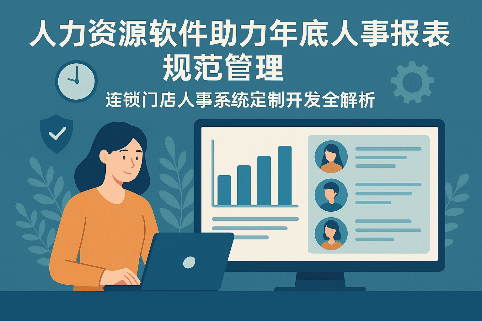 人力资源软件助力年底人事报表规范管理——连锁门店人事系统定制开发全解析