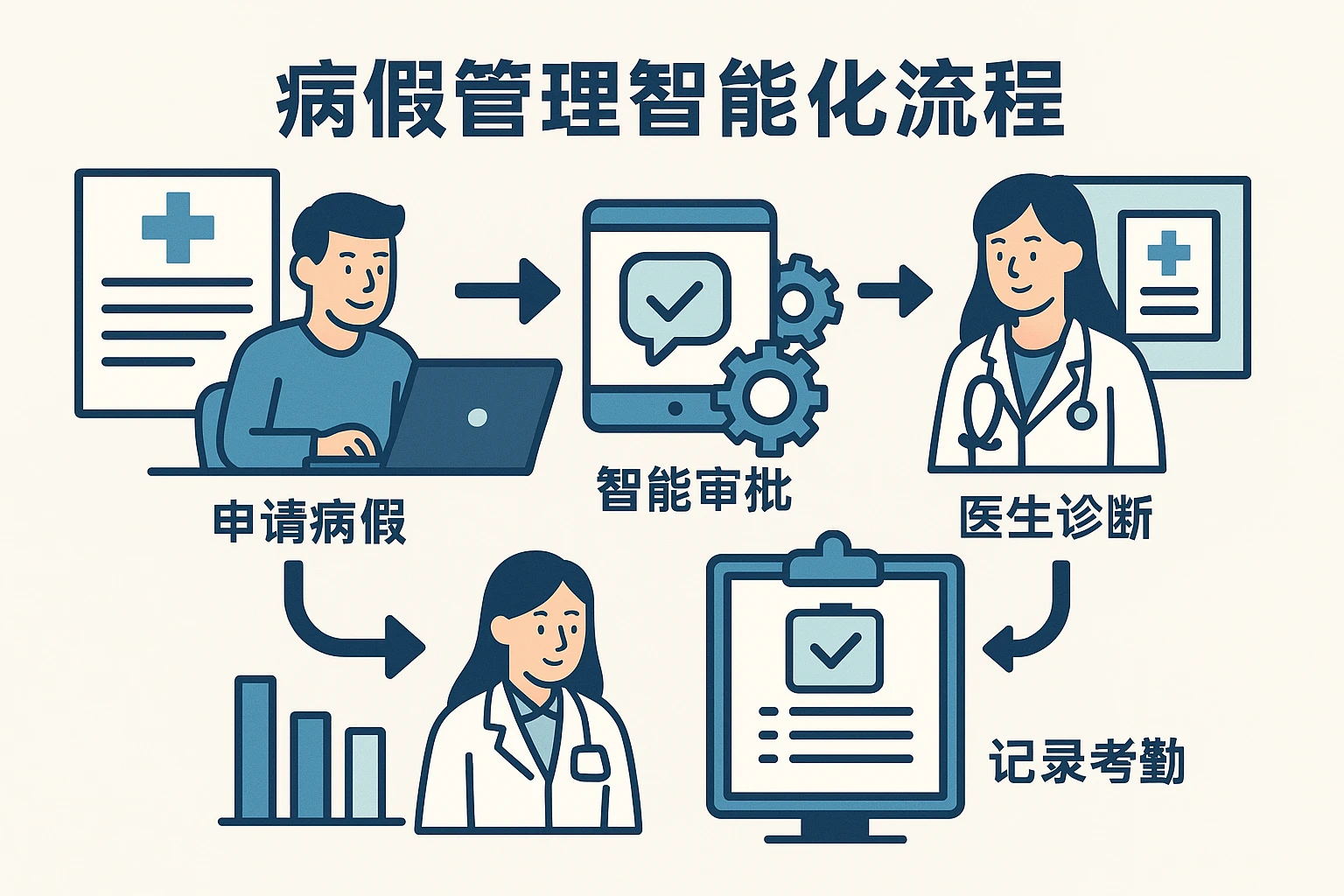 病假管理智能化流程