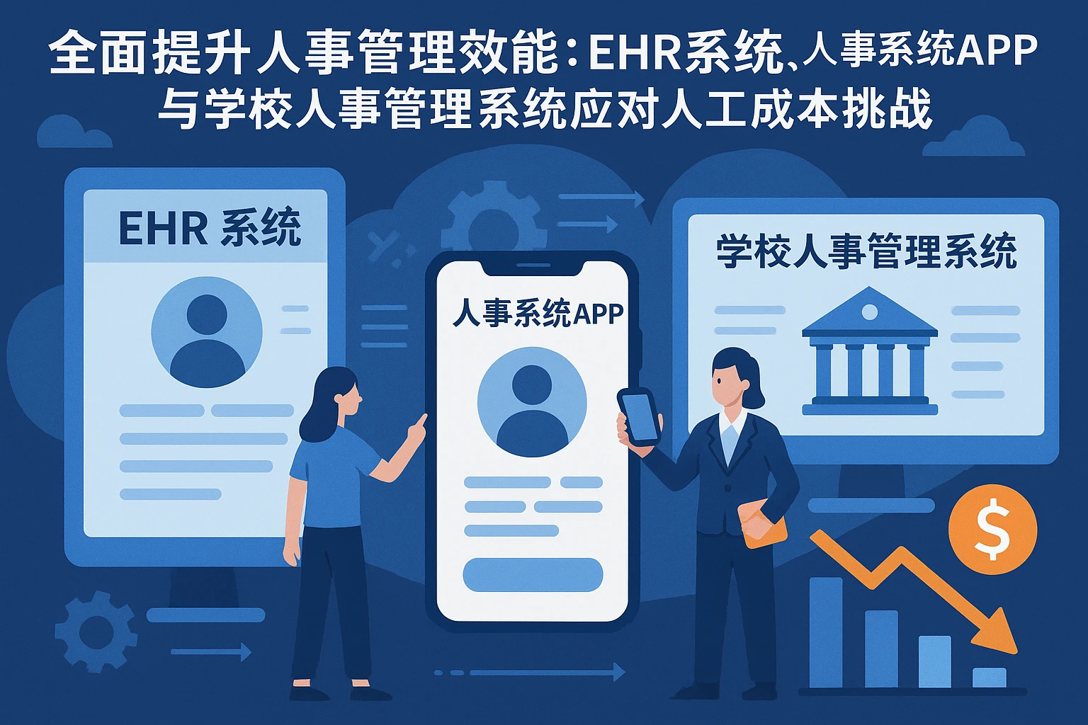 全面提升人事管理效能：EHR系统、人事系统APP与学校人事管理系统应对人工成本挑战的实践路径