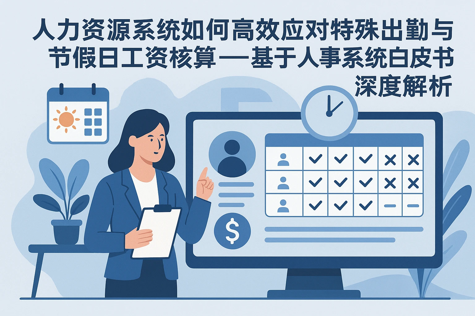 人力资源系统如何高效应对特殊出勤与节假日工资核算——基于人事系统白皮书的深度解析