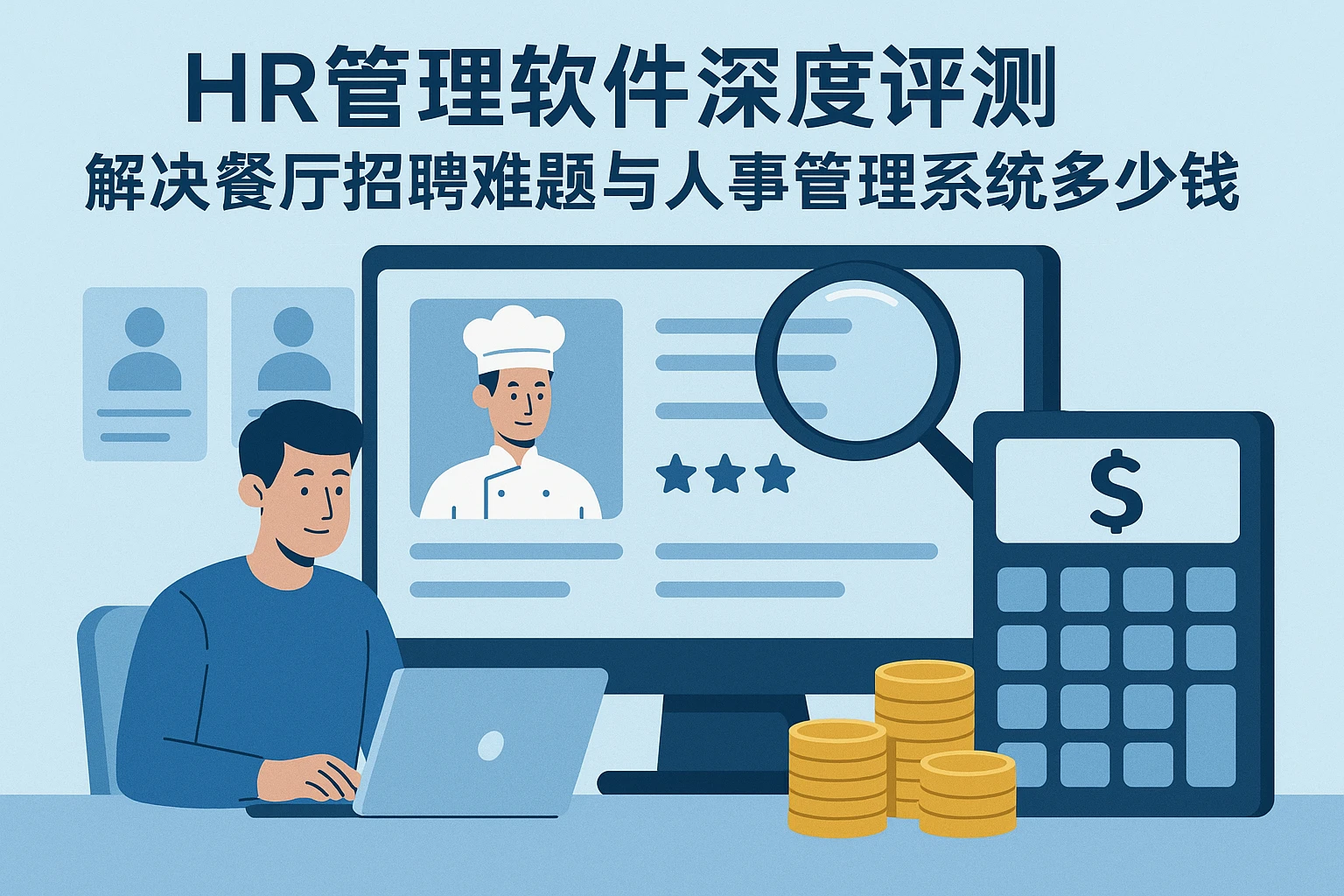 HR管理软件深度评测：解决餐厅招聘难题与人事管理系统多少钱