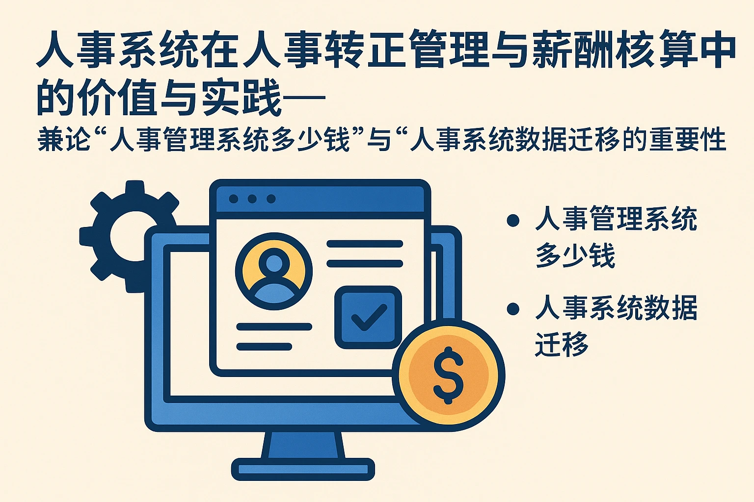 人事系统在员工转正管理与薪酬核算中的价值与实践——兼论“人事管理系统多少钱”与“人事系统数据迁移”的重要性