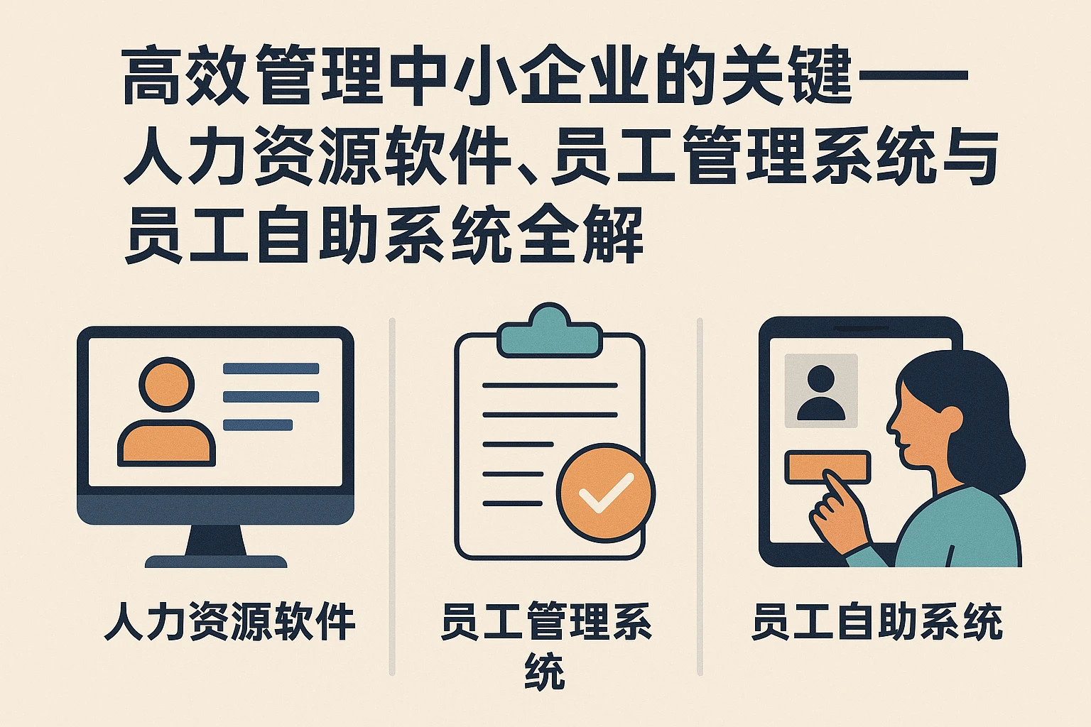 高效管理中小企业的关键——人力资源软件、员工管理系统与员工自助系统全解