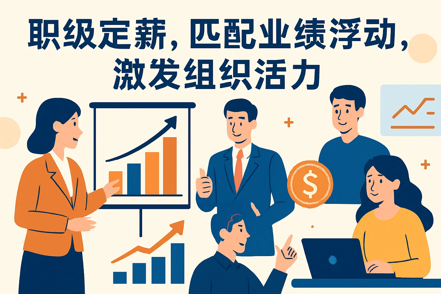 职级定薪，匹配业绩浮动，激发组织活力