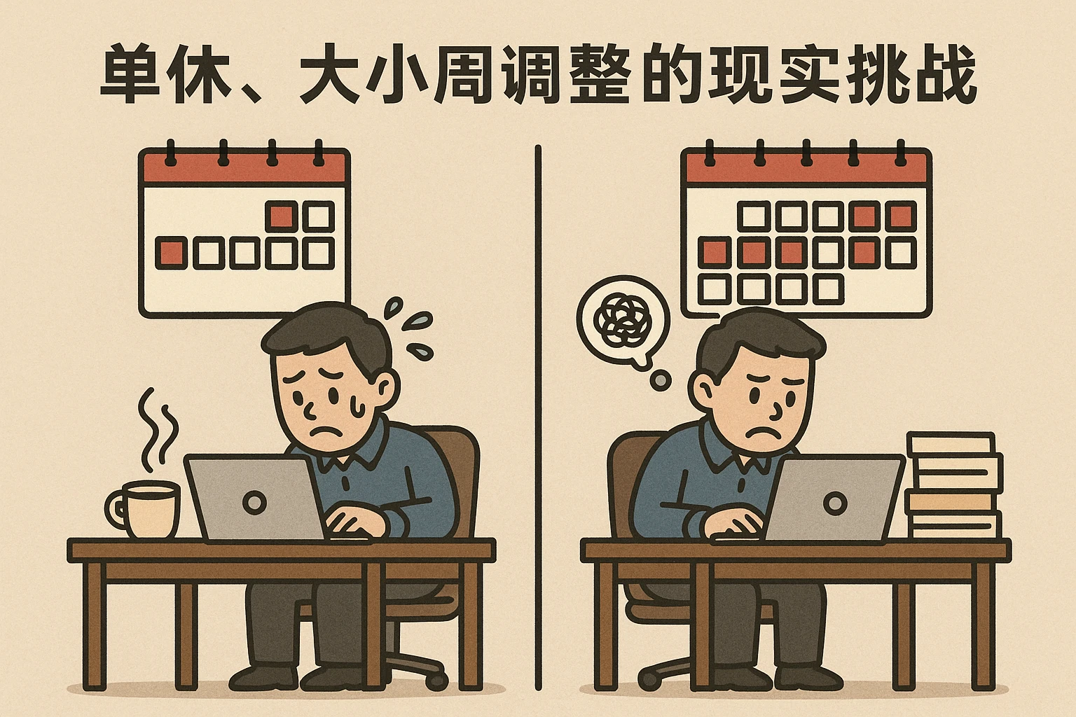 单休、大小周调整的现实挑战