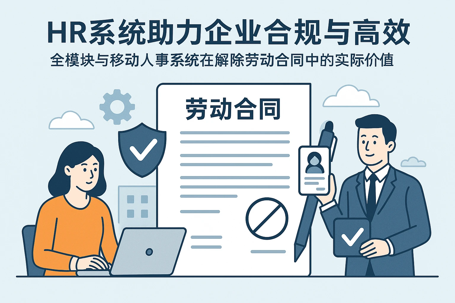 HR系统助力企业合规与高效——全模块与移动人事系统在解除劳动合同中的实际价值