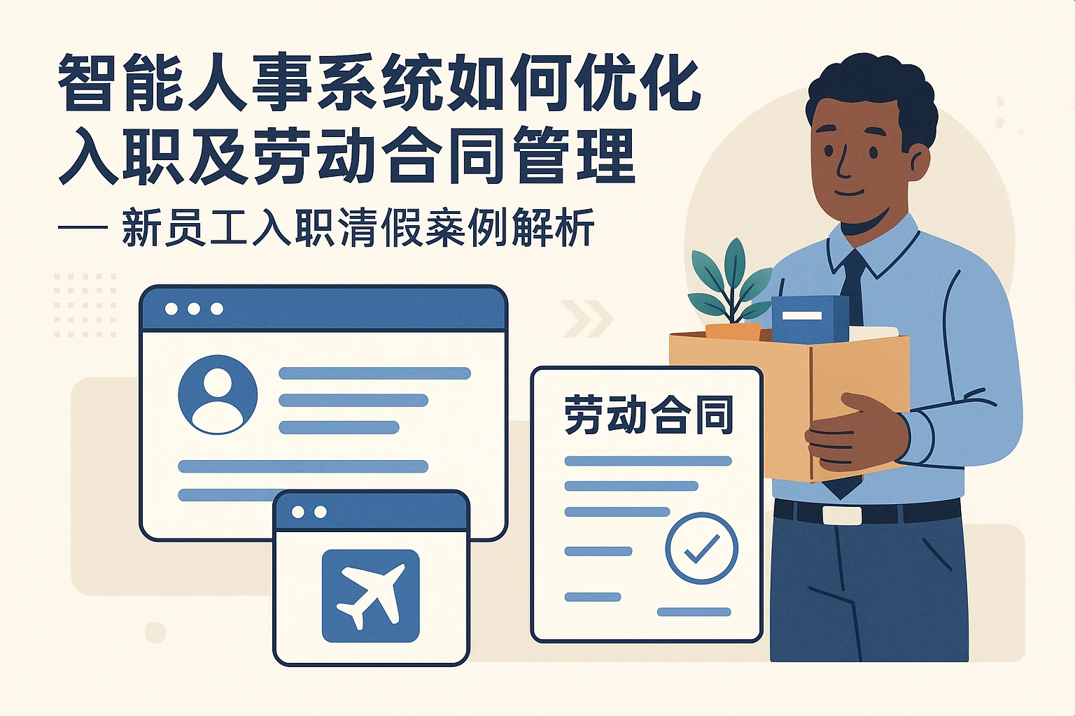 智能人事系统如何优化入职及劳动合同管理 —— 新员工入职请假案例解析