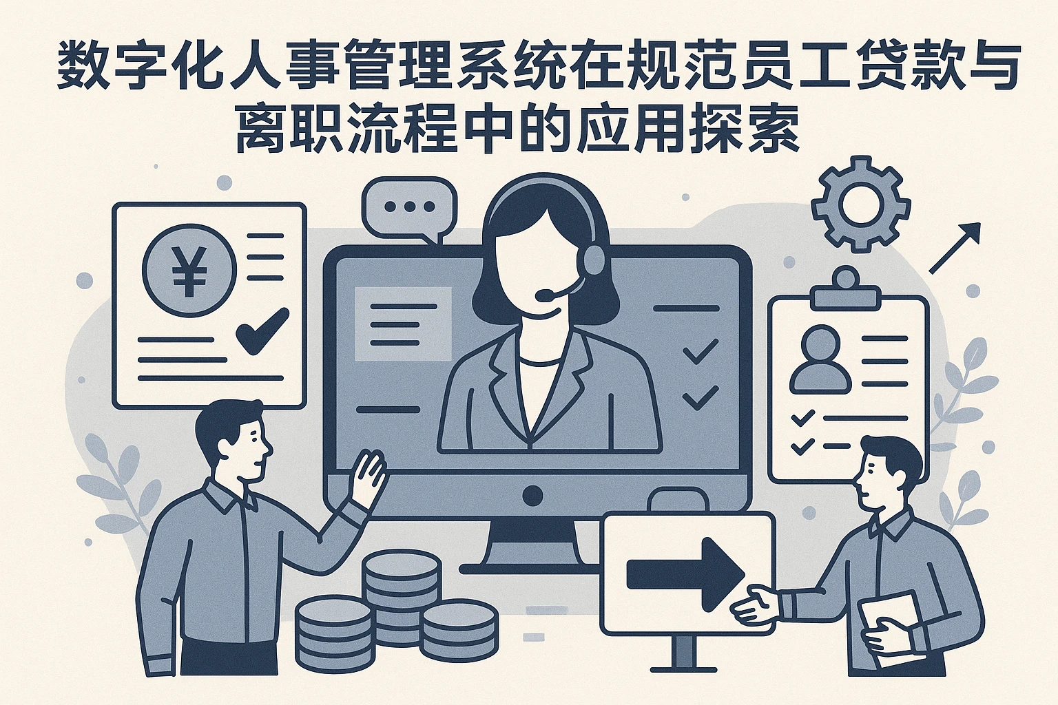 数字化人事管理系统在规范员工贷款与离职流程中的应用探索