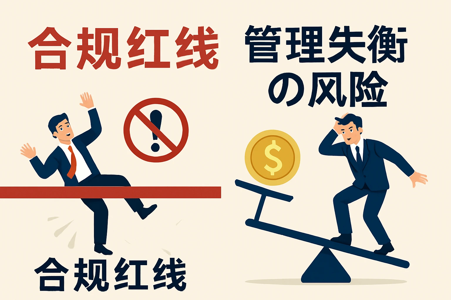 合规红线与管理失衡的风险