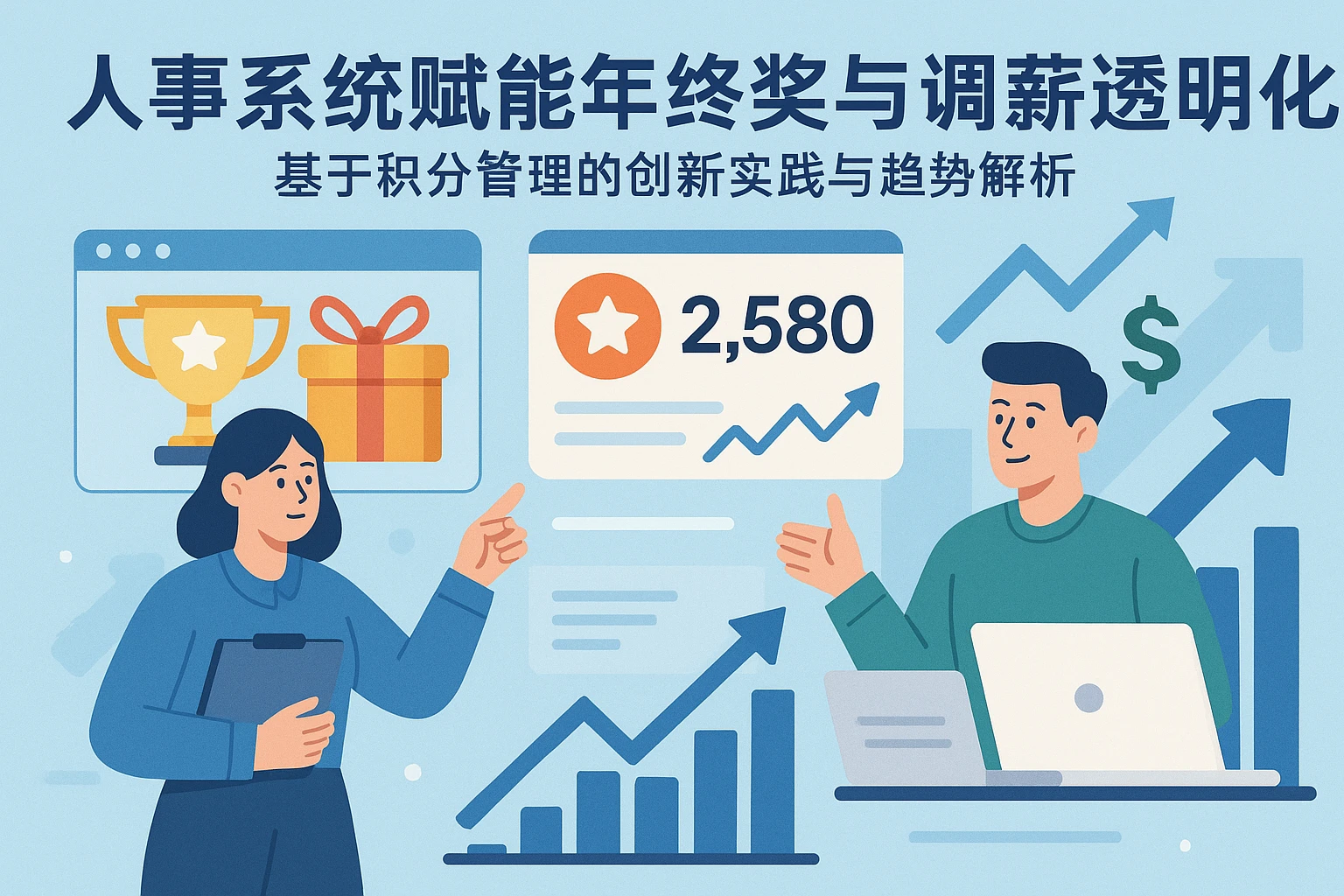 人事系统赋能年终奖与调薪透明化——基于积分管理的创新实践与趋势解析