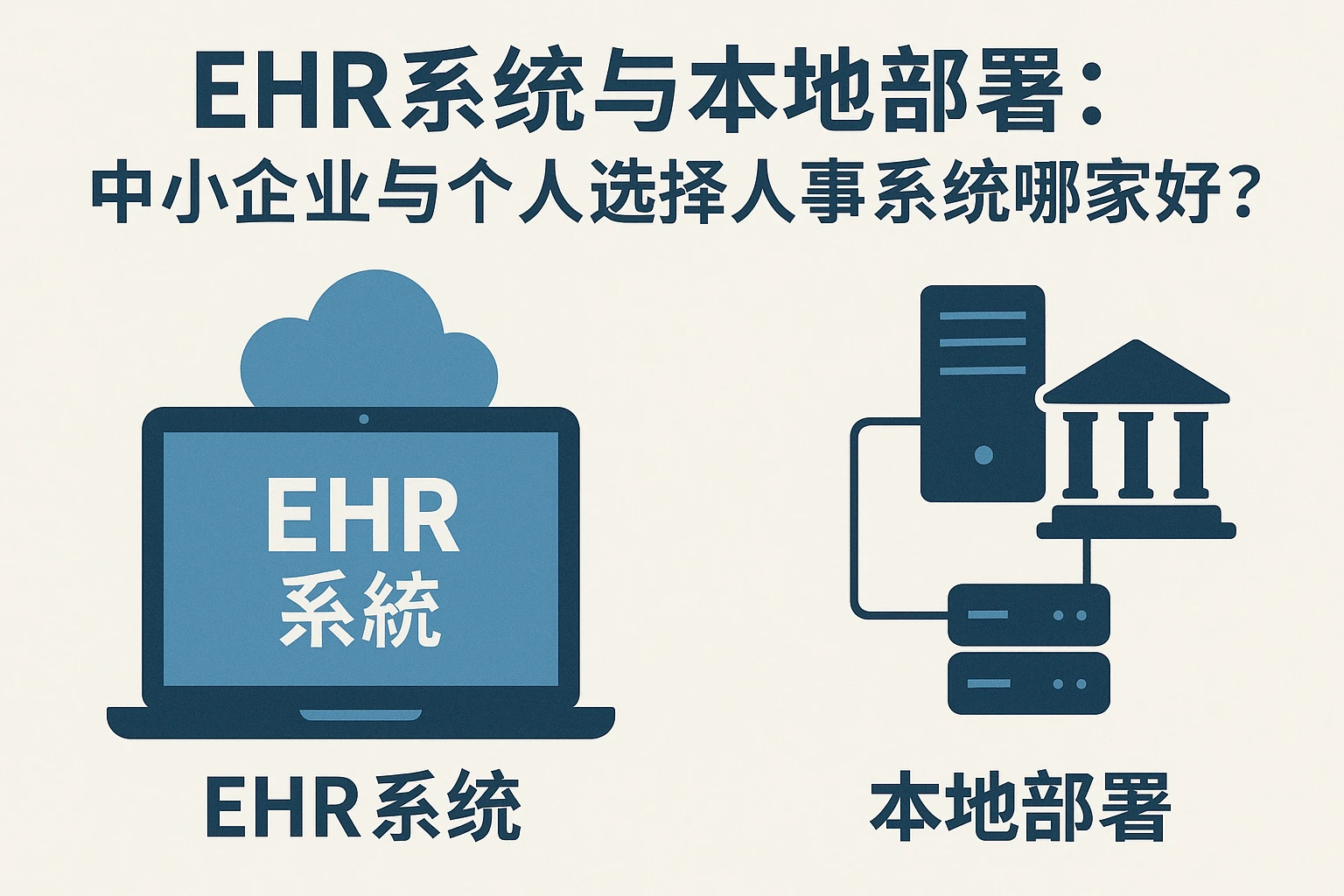 EHR系统与本地部署：中小企业与个人选择人事系统哪家好？