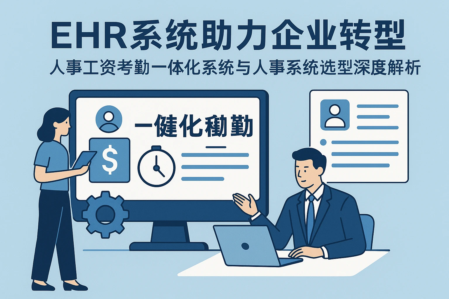 EHR系统助力企业转型：人事工资考勤一体化系统与人事系统选型深度解析