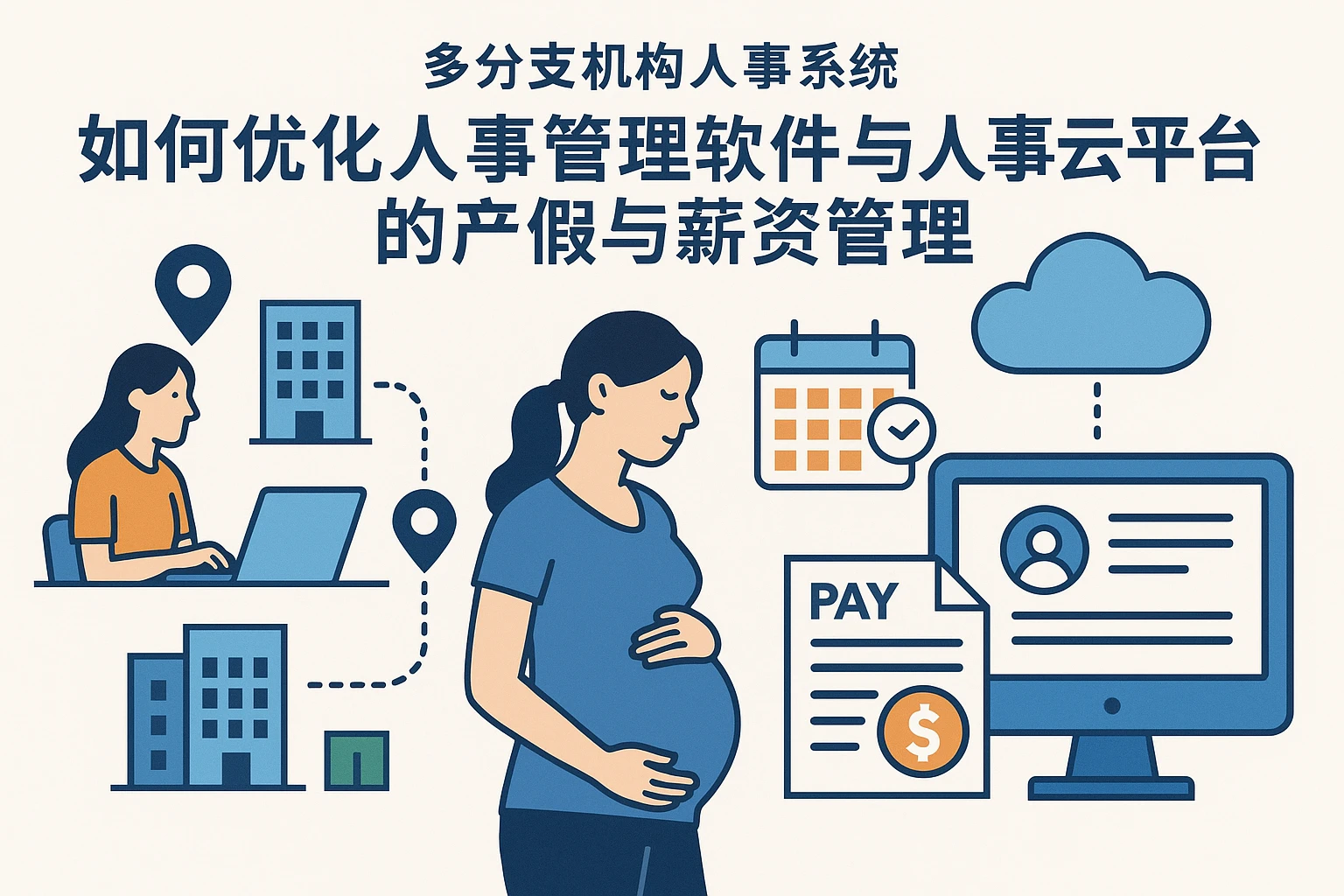 多分支机构人事系统如何优化人事管理软件与人事云平台的产假与薪资管理