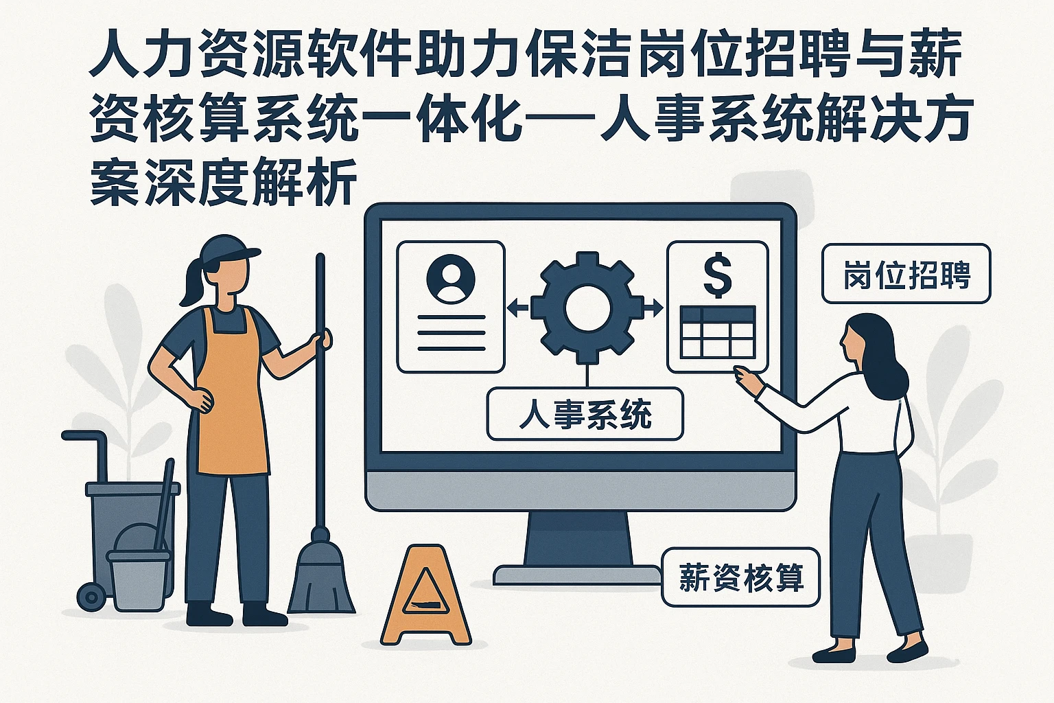 人力资源软件助力保洁岗位招聘与薪资核算系统一体化——人事系统解决方案深度解析