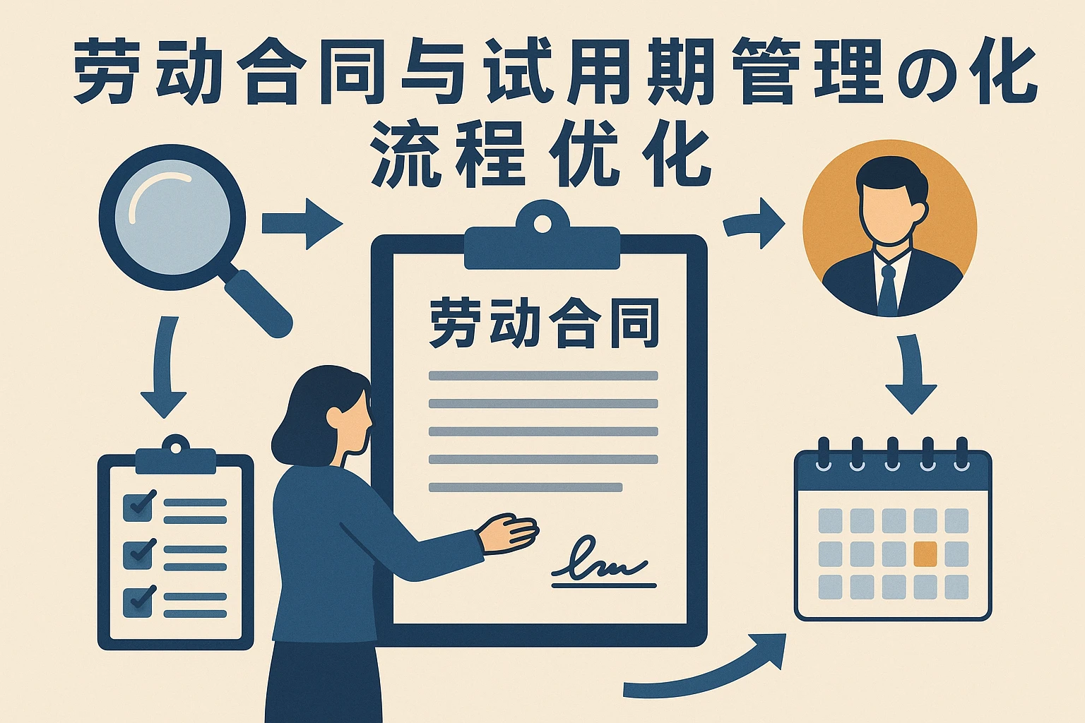 劳动合同与试用期管理的流程优化