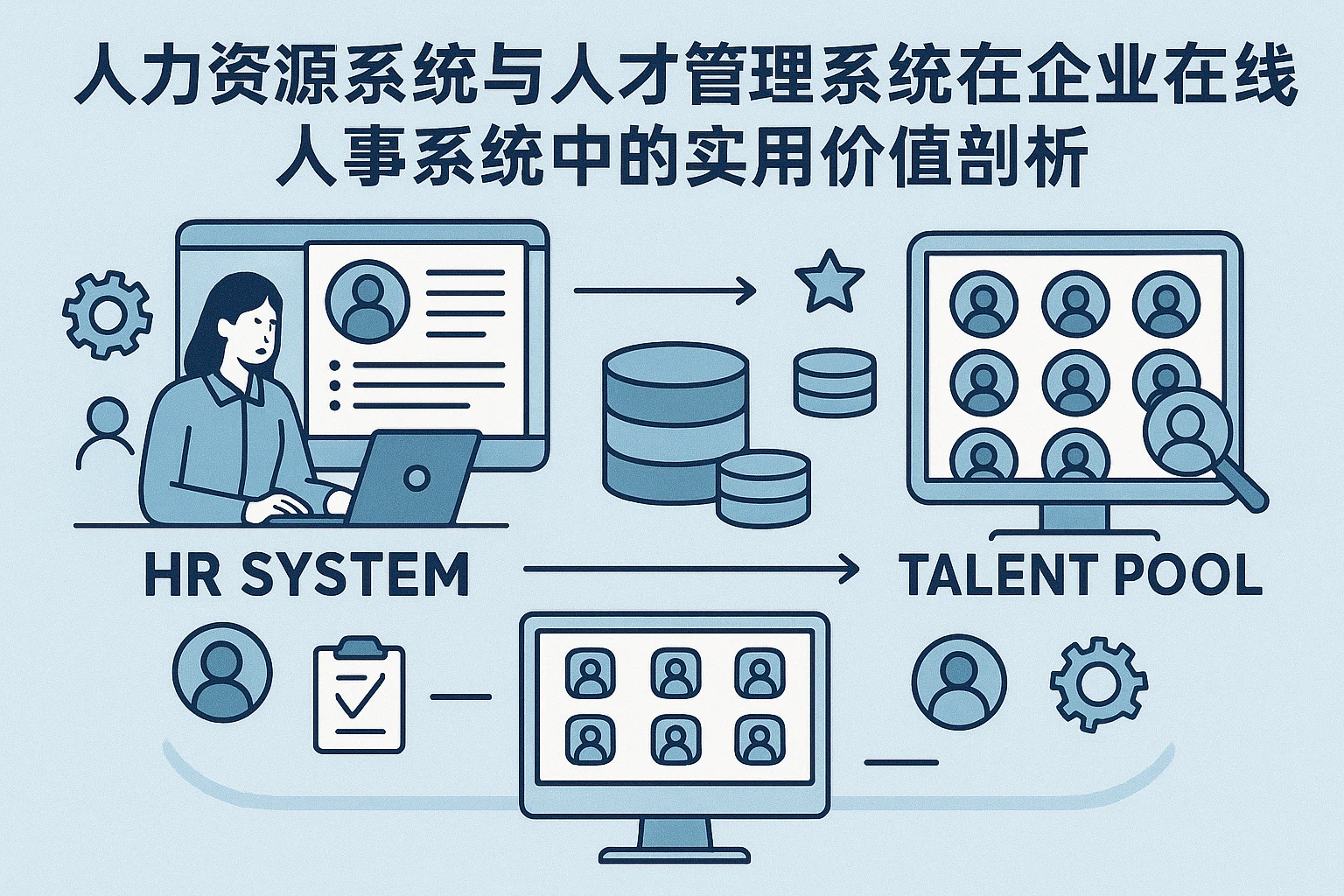 人力资源系统与人才库管理系统在企业在线人事系统中的实用价值剖析