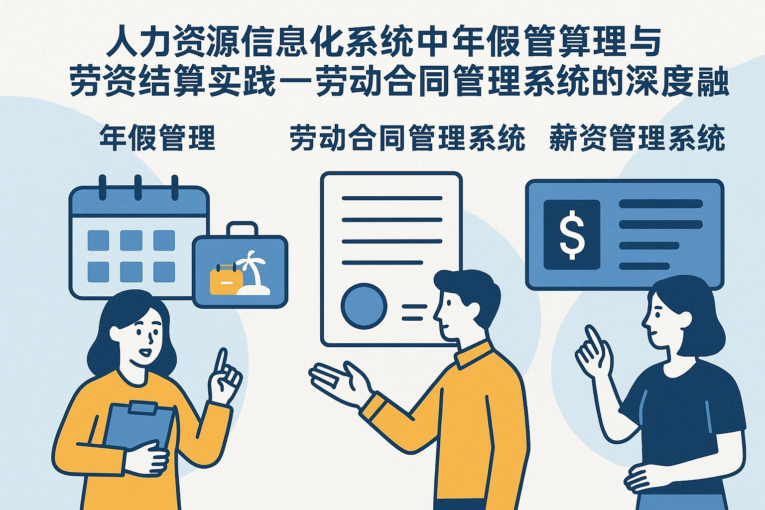 人力资源信息化系统中的年假管理与薪资结算实践——劳动合同管理系统与薪资管理系统的深度融合