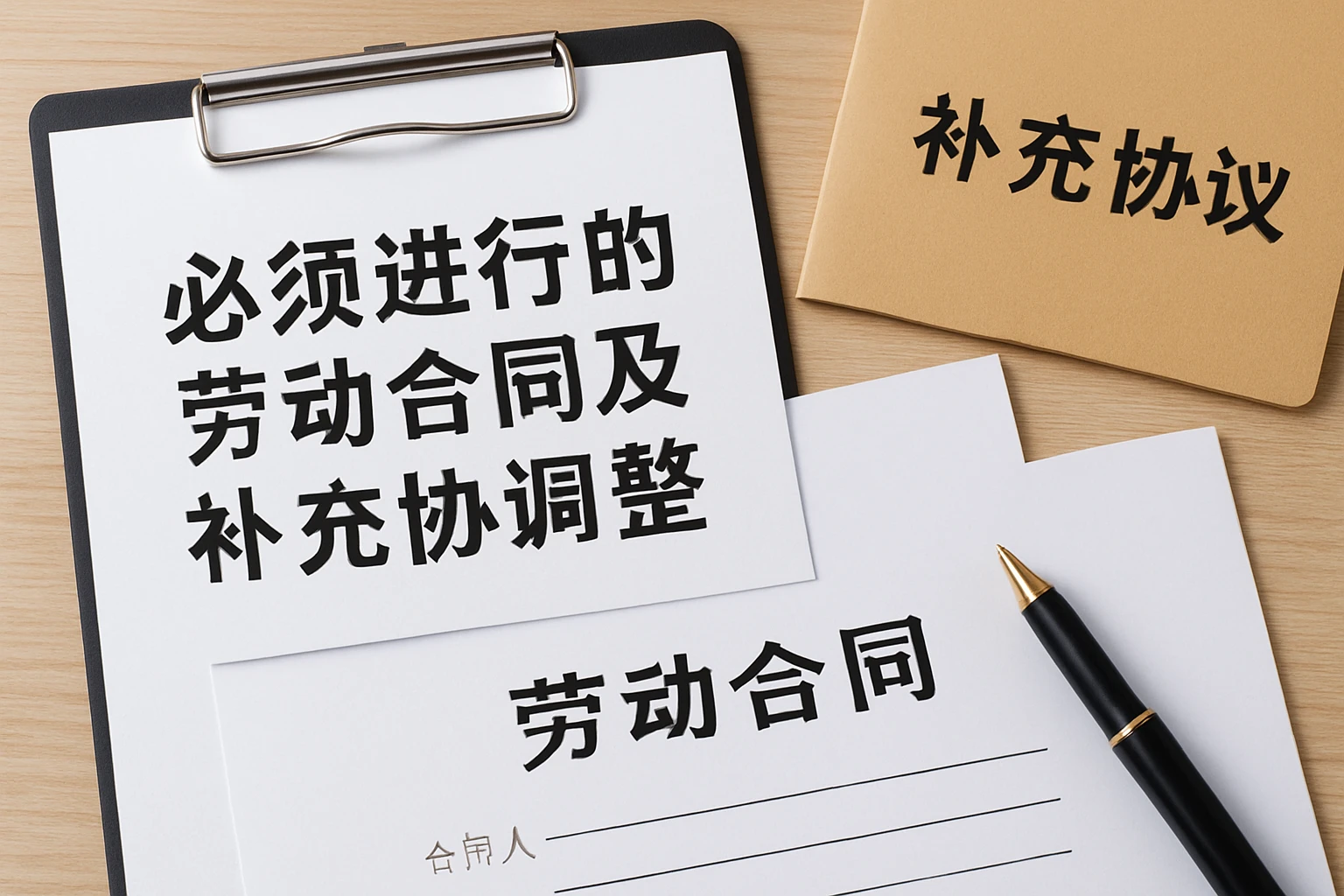 必须进行的劳动合同及补充协议调整