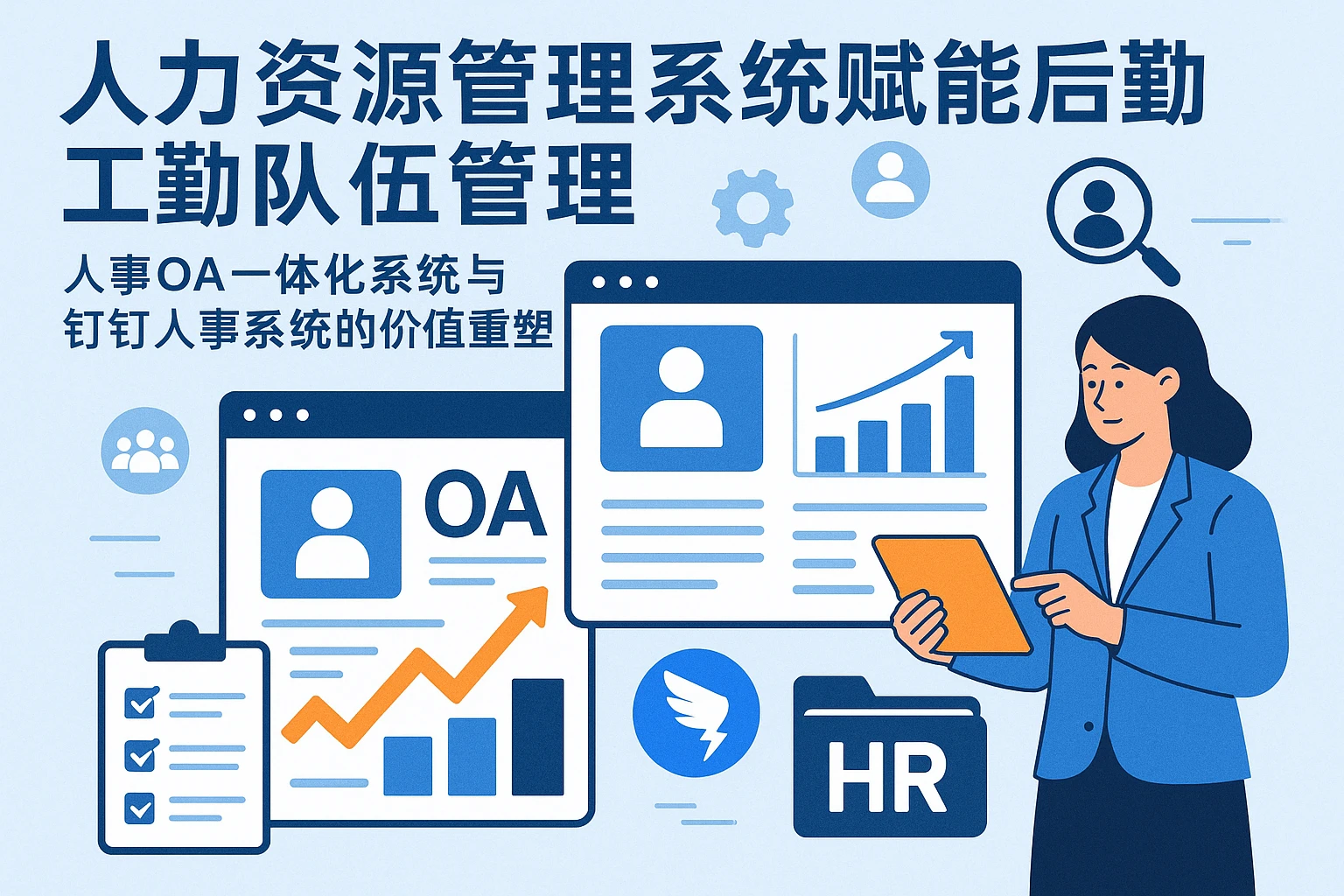 人力资源管理系统赋能后勤工勤队伍管理：人事OA一体化系统与钉钉人事系统的价值重塑