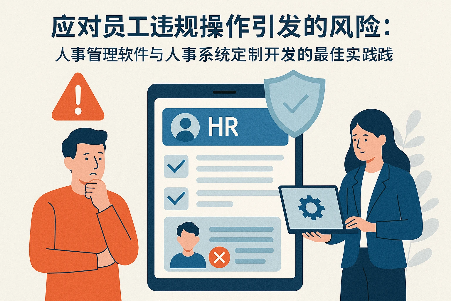 应对员工违规操作引发的风险：人事管理软件与人事系统定制开发的最佳实践