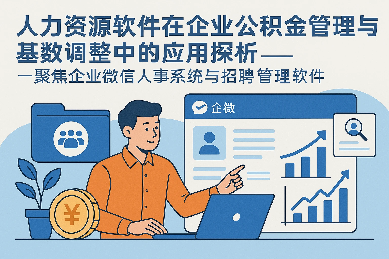 人力资源软件在企业公积金管理与基数调整中的应用探析——聚焦企业微信人事系统与招聘管理软件