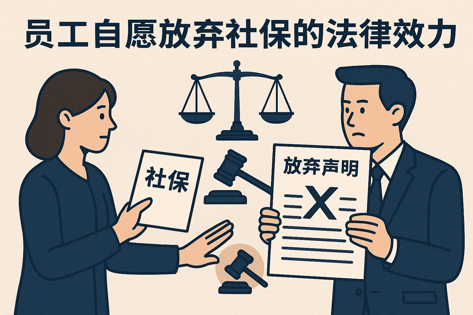 员工自愿放弃社保的法律效力