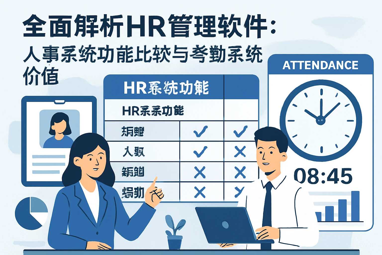 全面解析HR管理软件：人事系统功能比较与考勤系统价值