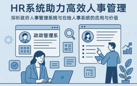 HR系统助力高效人事管理——探析政府人事管理系统与在线人事系统的应用与价值