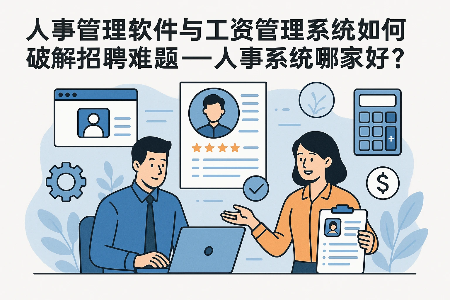 人事管理软件与工资管理系统如何破解招聘难题——人事系统哪家好？