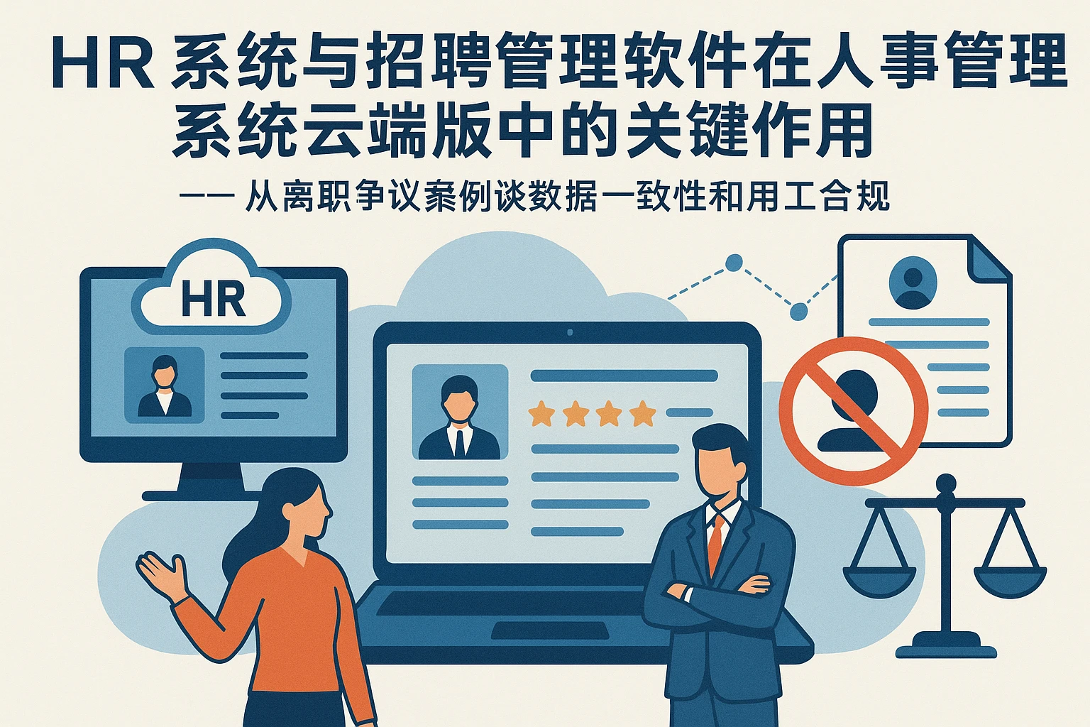 HR系统与招聘管理软件在人事管理系统云端版中的关键作用——从离职争议案例谈数据一致性和用工合规