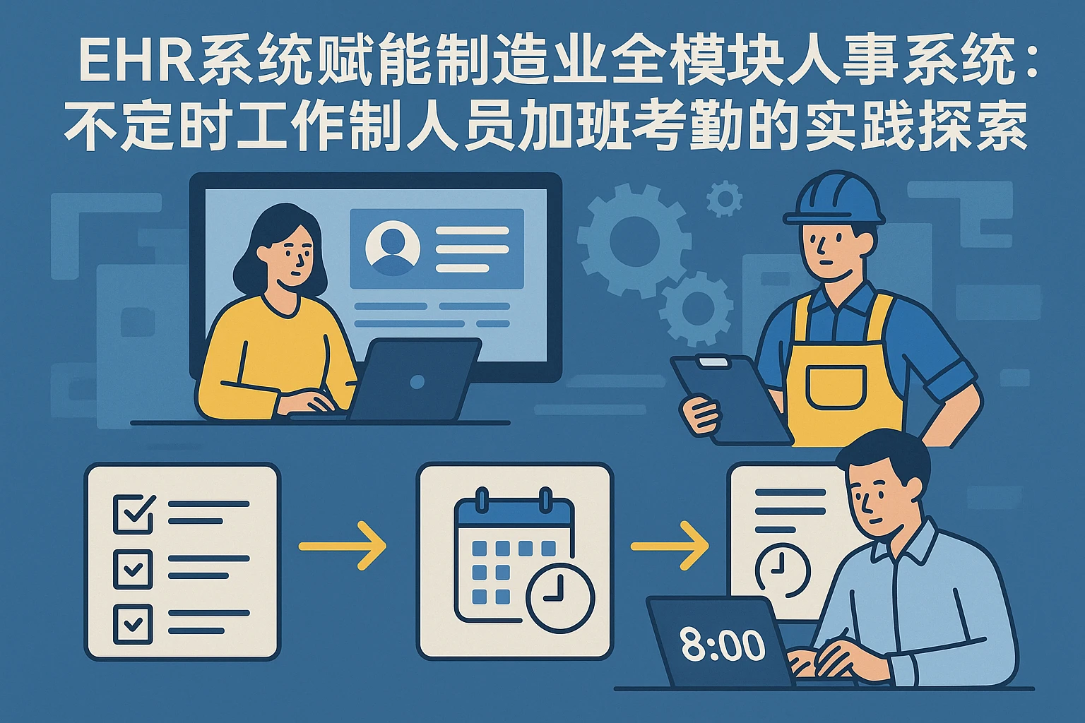 EHR系统赋能制造业全模块人事系统：不定时工作制人员加班考勤的实践探索
