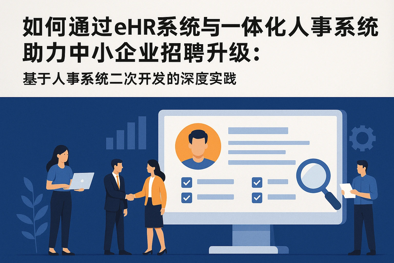 如何通过eHR系统与一体化人事系统助力中小企业招聘升级：基于人事系统二次开发的深度实践