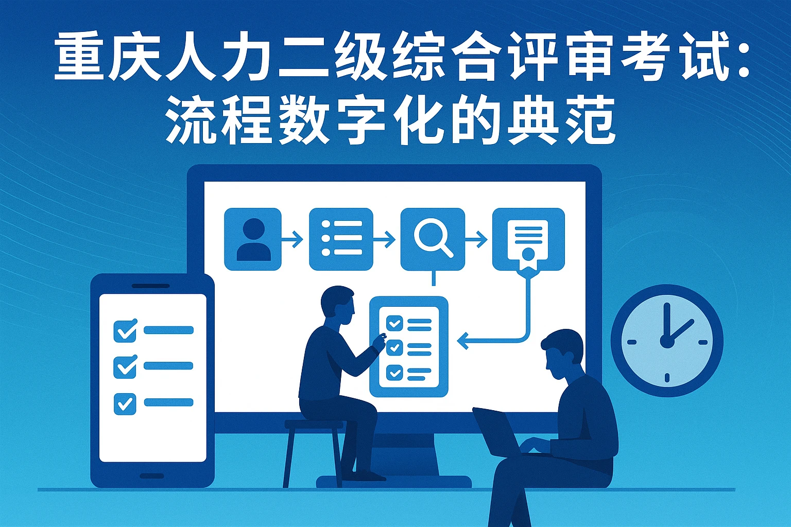 重庆人力二级综合评审考试：流程数字化的典范