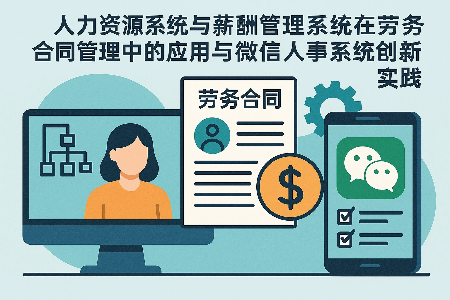 人力资源系统与薪酬管理系统在劳务合同管理中的应用与微信人事系统的创新实践