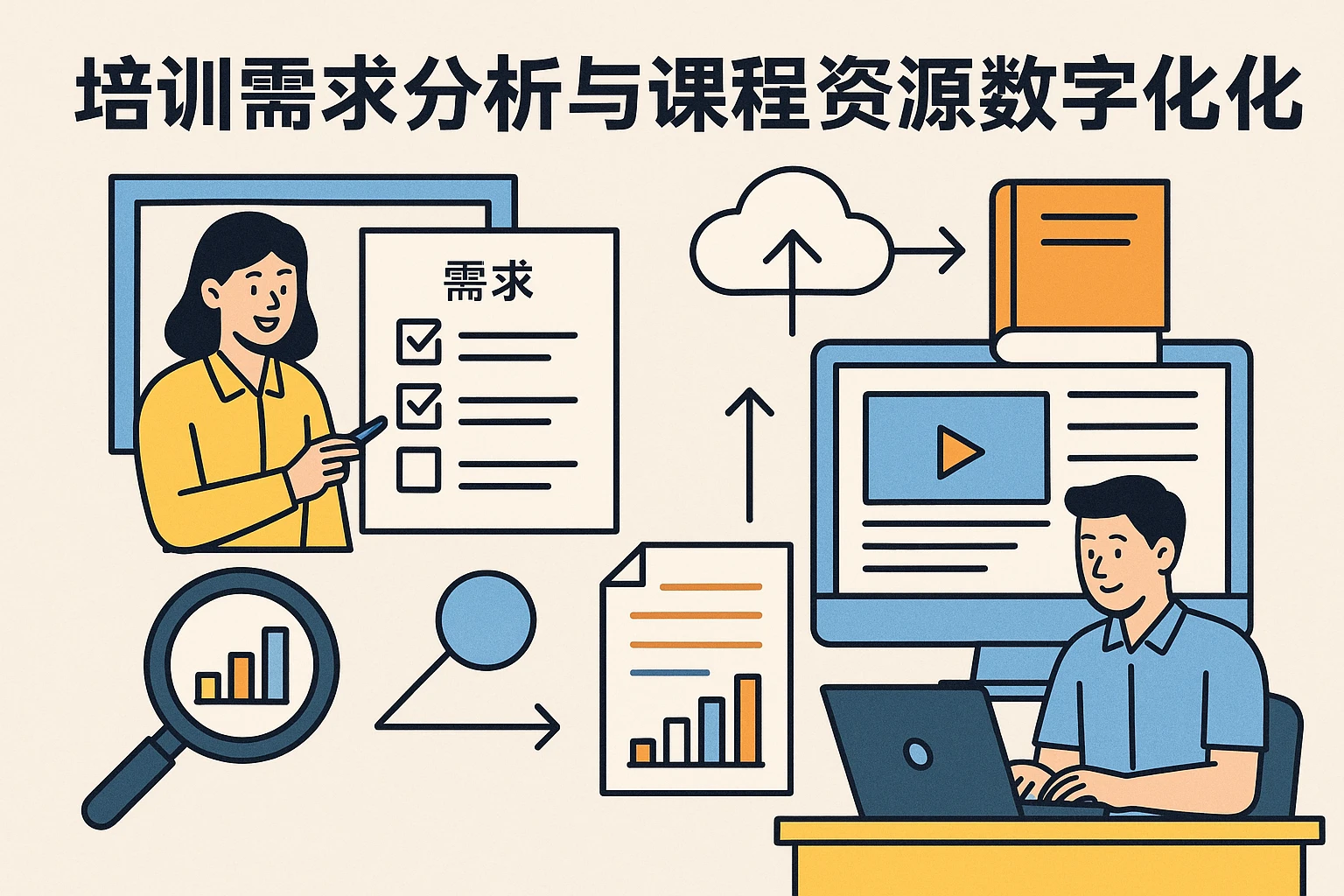 培训需求分析与课程资源数字化整合