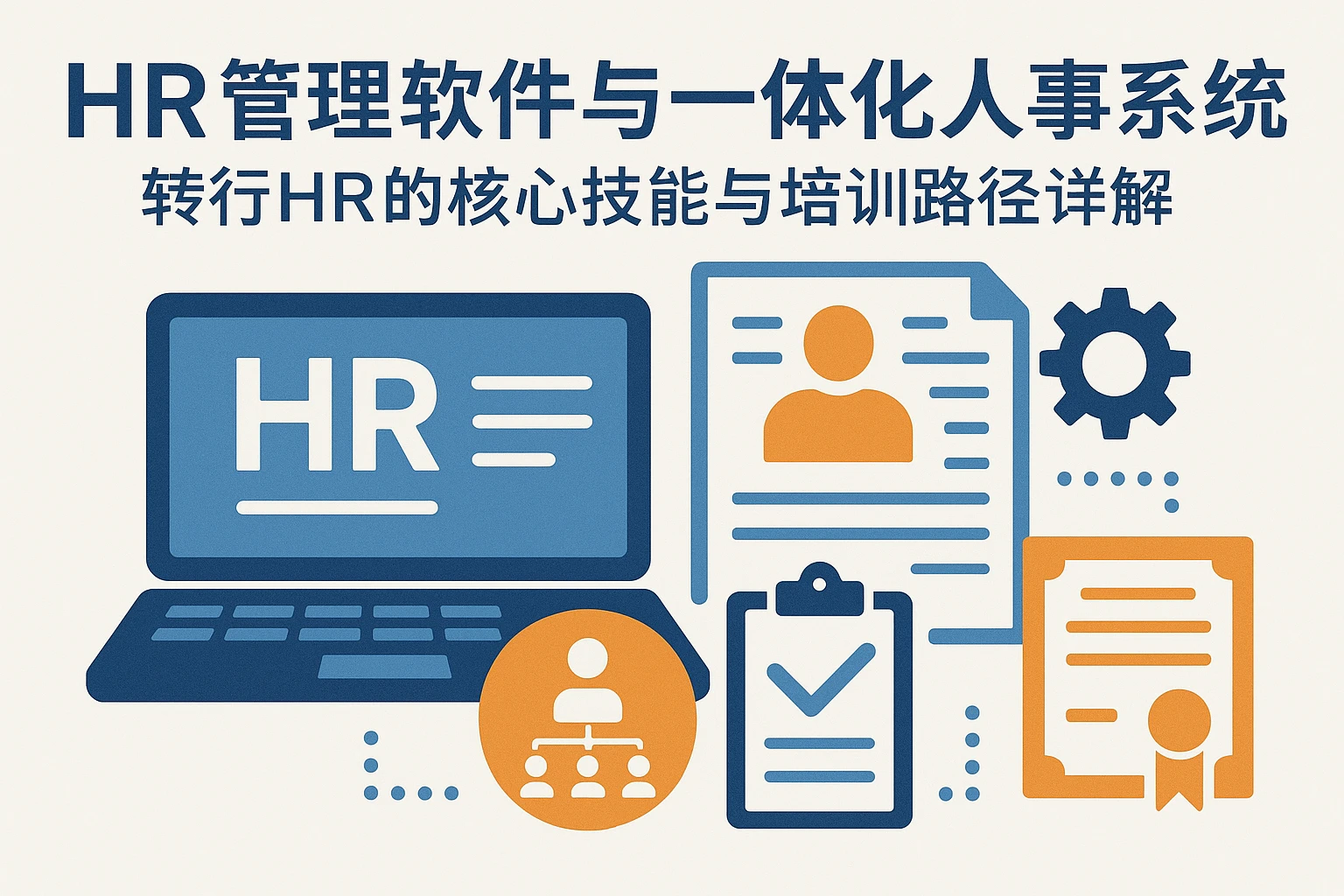 HR管理软件与一体化人事系统：转行HR的核心技能与培训路径详解